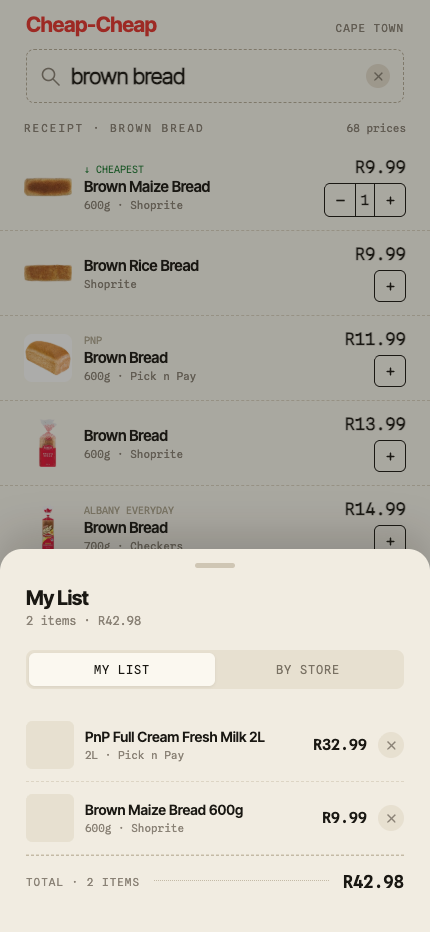 My List